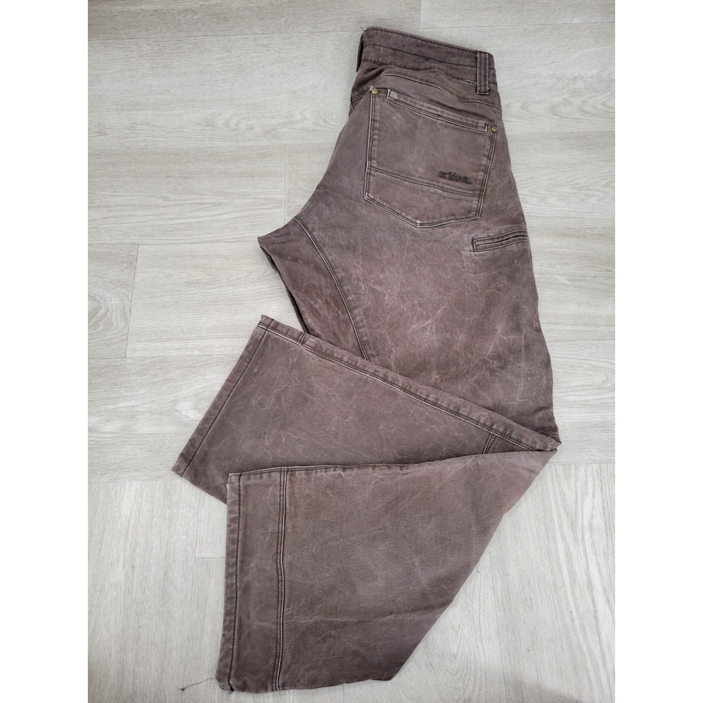 Kuhl Rydr Pants Men's 36x30 Brown Patina Dye Rugged Hiking Workwear Outdoor